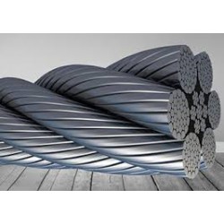 10 mm 6x36 Lif Özlü Çelik Halat  10 mm 6x36 Lif Özlü Çelik Halat